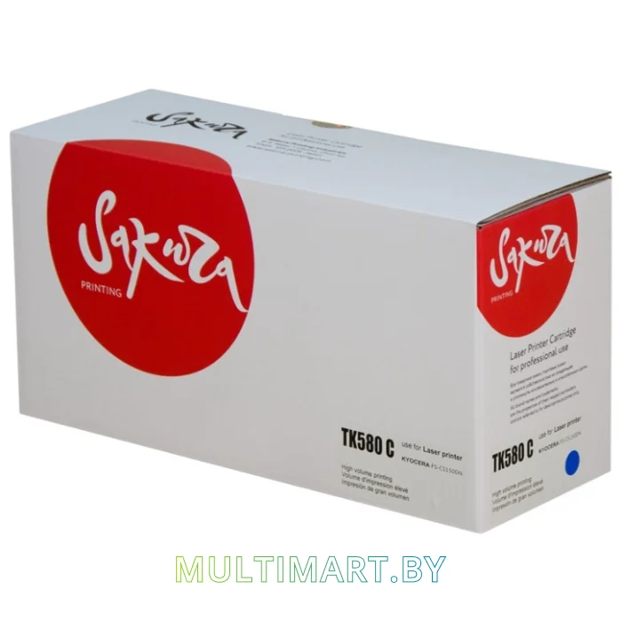 Картридж Sakura Printing SATK580C (аналог Kyocera TK-580C)